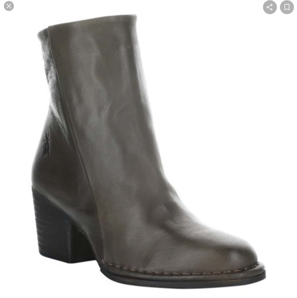 Fly London Ground Brown Lupe Leather Boots